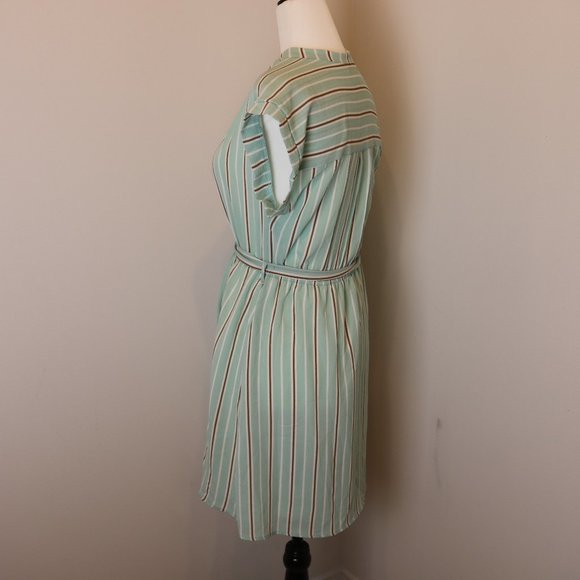 Beautiful Blue Striped Dress - Picture 2 of 12